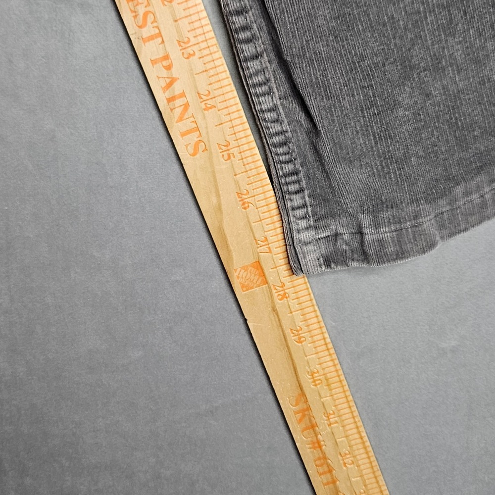 Bills Khakis Pants Mens 42x30 (Fits 40x28) Gray Corduroy Straight Leg Stretch - Picture 9 of 14